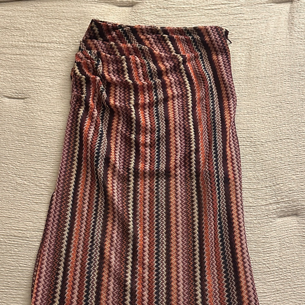 Multicolor Striped Women's Skirt